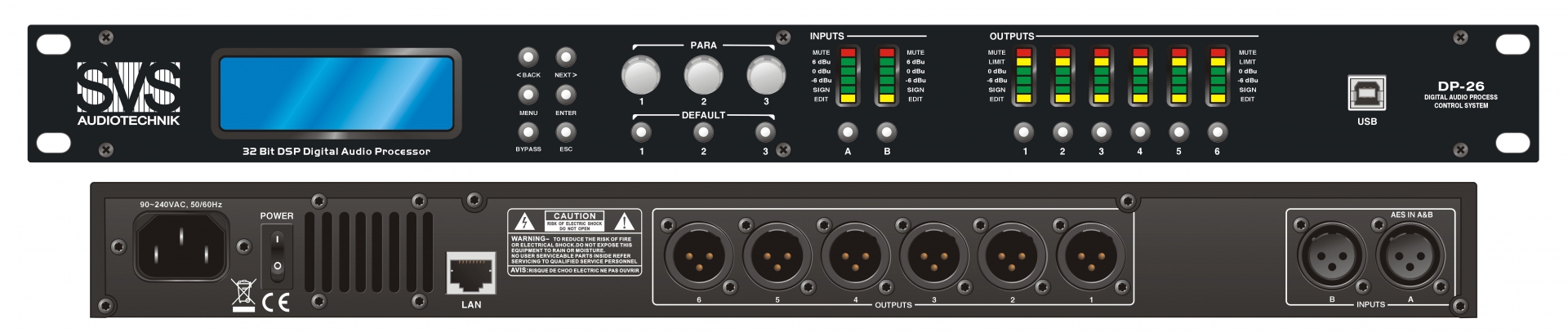 SVS Audiotechnik DP-26 Цифровой процессор: 2 входа 6 выходов в Удомле