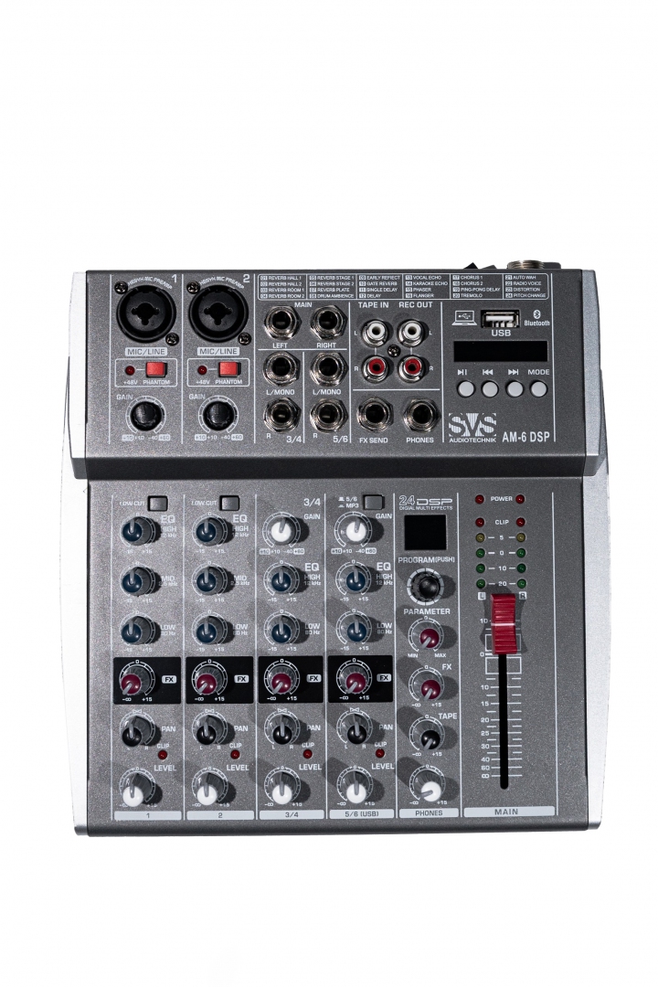 SVS Audiotechnik mixers AM-6 DSP Микшерный пульт аналоговый, 6-канальный SVS Audiotechnik mixers в Удомле