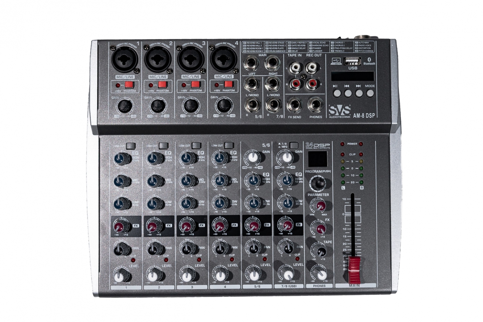 SVS Audiotechnik mixers AM-8 DSP Микшерный пульт аналоговый, 8-канальный в Удомле